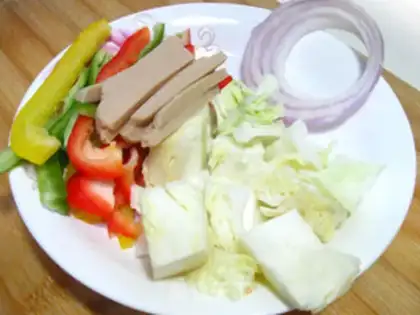 Make Rock pan rice step 0