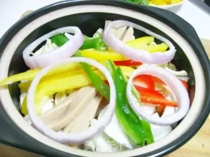 Make Rock pan rice step 8