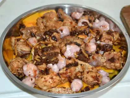 Make Bean evaporated meatballs step 4
