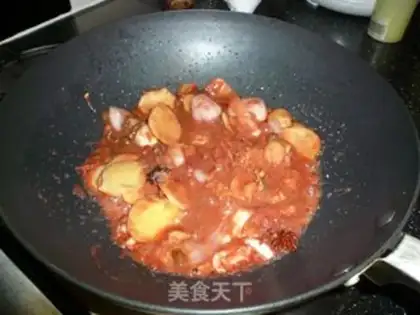 Make Red cursing pig hoof step 2