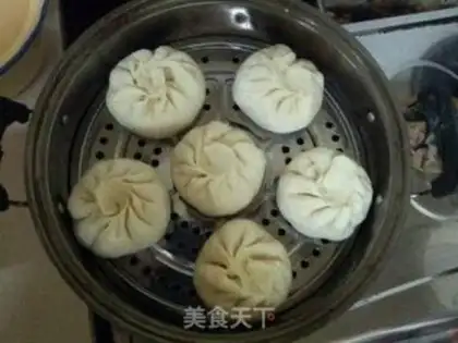 Make Frozen meat buns step 10