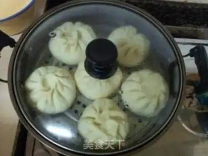 Make Frozen meat buns step 11