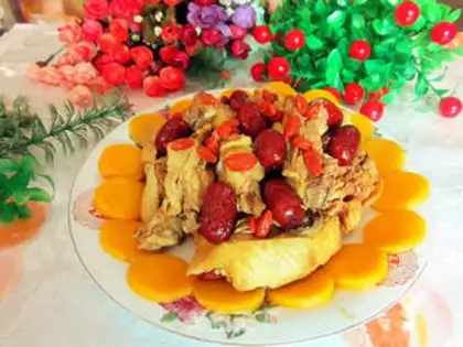 Make "Red-tree sweet chicken." step 11