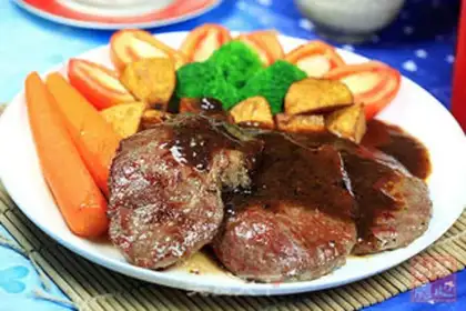 Make Black pepper steak step 7