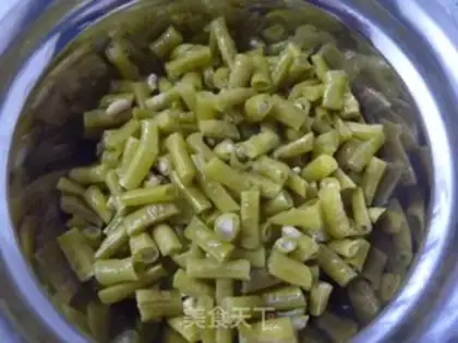 Make Sour beans step 1