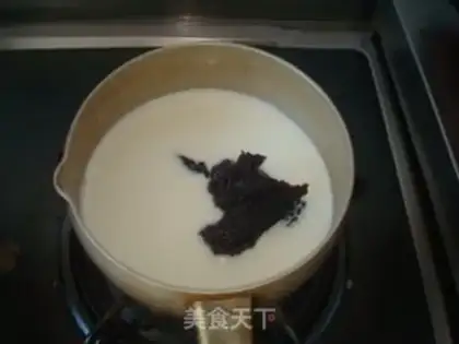Make Red bean cream step 2