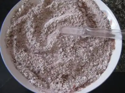 Make Rich chocolate muff step 2