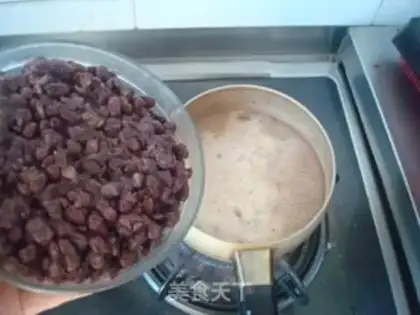 Make Red bean cream step 3