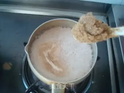 Make Red bean cream step 4