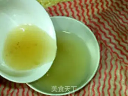 Make Peach and corn noodles step 1
