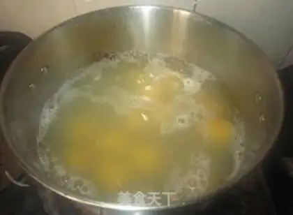Make Pumpkin black and sesame soup step 14