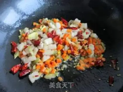 Make Dry-burned carp step 8