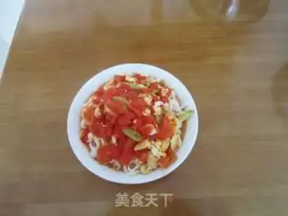 Make Tomato egg paste step 5