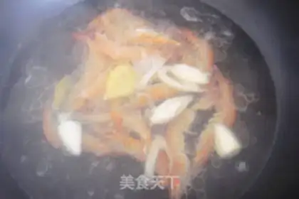Make White burning shrimp step 2