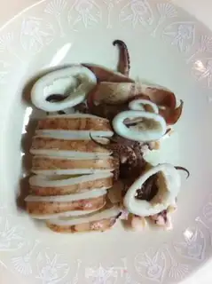 Make Roasted squid mud salad step 4