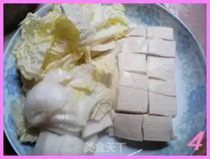Make Cream-cray shrimp tofu soup step 3