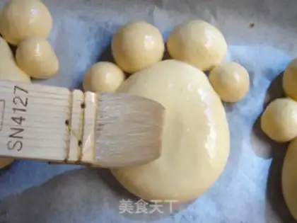 Make Pumpkin little foot bread step 8