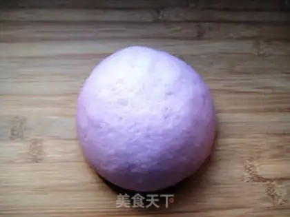 Make Purple rose buns step 3
