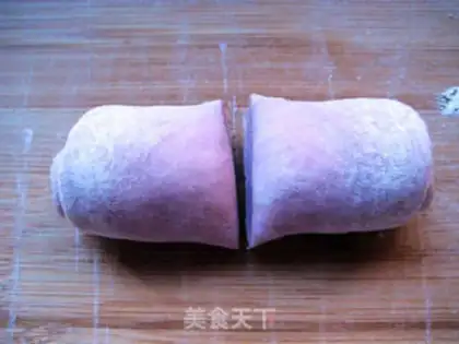 Make Purple rose buns step 8