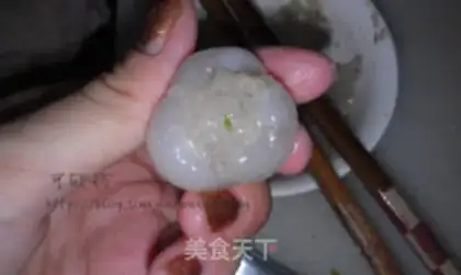 Make Shrimp ball step 2