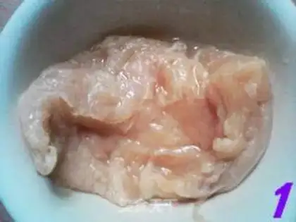 Make Chicken silk step 0