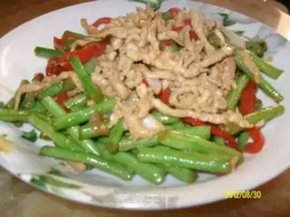 Make The peppers, the silks, the beans step 14