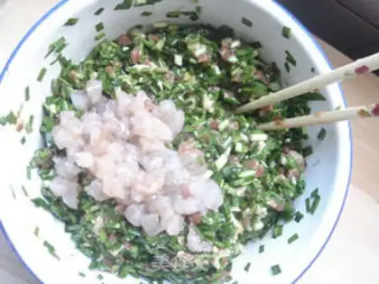 Make Shrimp dumplings step 5