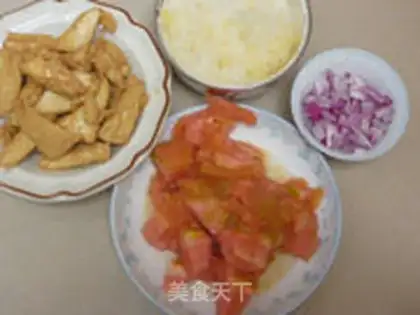 Make Tofu tomato step 4