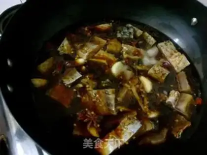 Make Red salted fish step 1