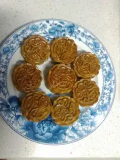 Make The potato moon cake step 8