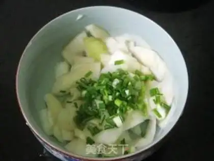 Make The radish grazes on the head step 6