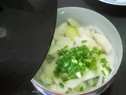 Make The radish grazes on the head step 7