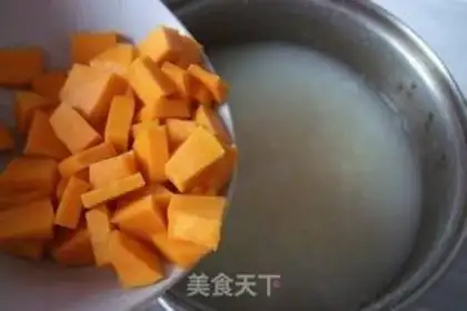 Make Pumpkin porridge step 4