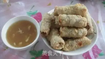 Make Viet Nam Spring Roll step 17