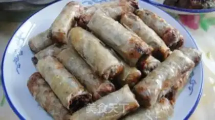 Make Viet Nam Spring Roll step 18