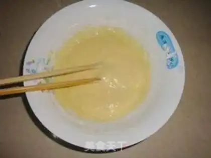 Make Celery eggcake step 1