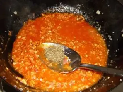 Make Meat sauce step 3