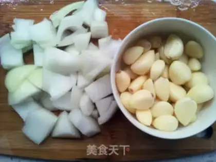 Make Garlic sauce step 1