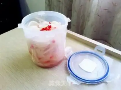 Make Sour radish step 3