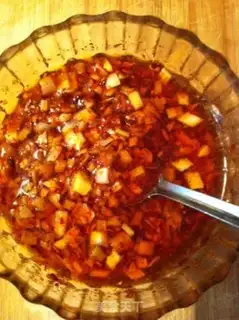 Make Hot and sour spicy noodles step 2