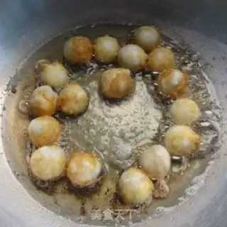 Make Fry sesame soup step 4