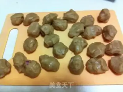 Make The potato moon cake step 6