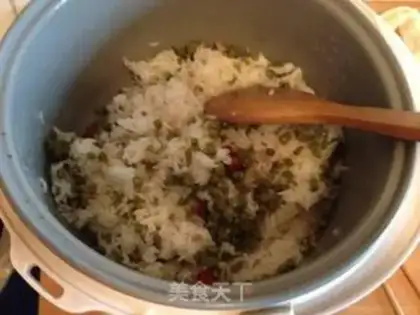 Make Sour bean bean rice step 0