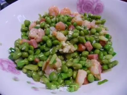 Make Soybeans and shrimp step 1