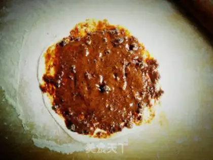 Make Sesame sauce red sugar cake step 2