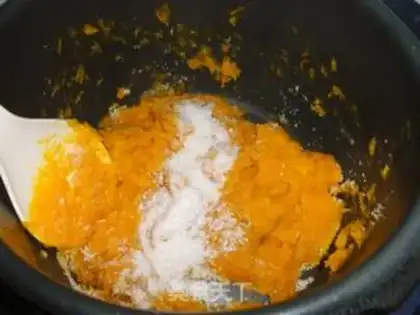 Make Coconut pumpkin rice step 5