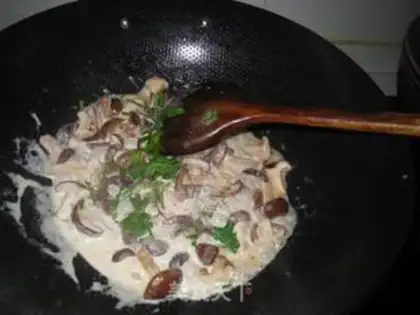 Make Butter mushrooms step 6