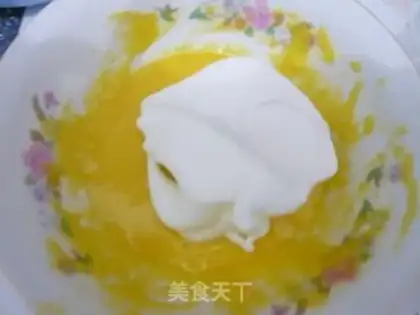 Make Fresh orange cake roll step 3
