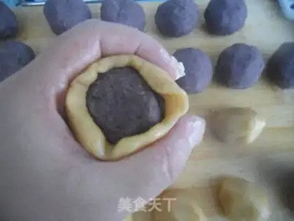 Make Bean and egg yolks step 8