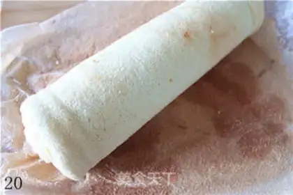 Make Coconut roll step 19